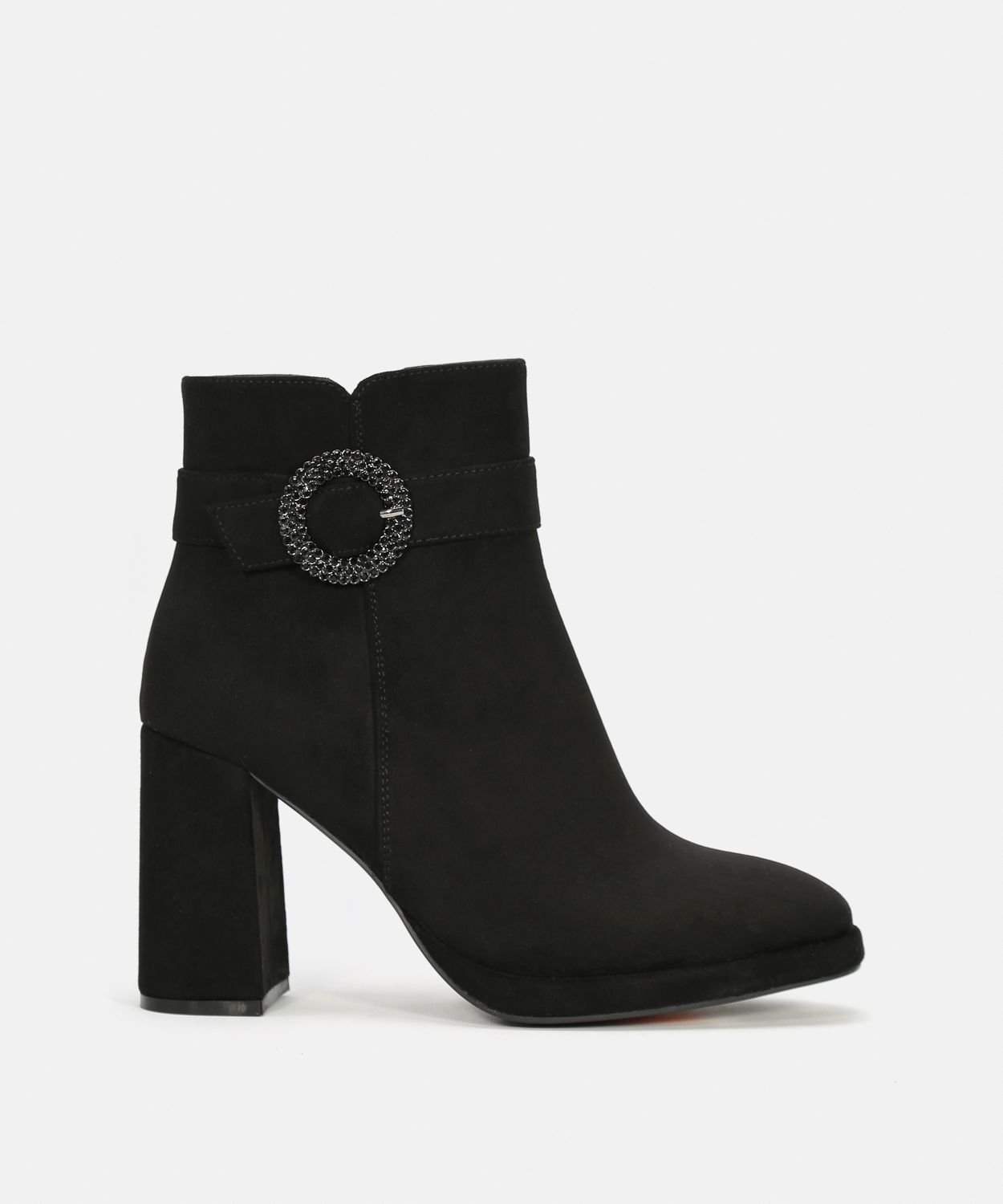 Botines plataforma hebilla joya